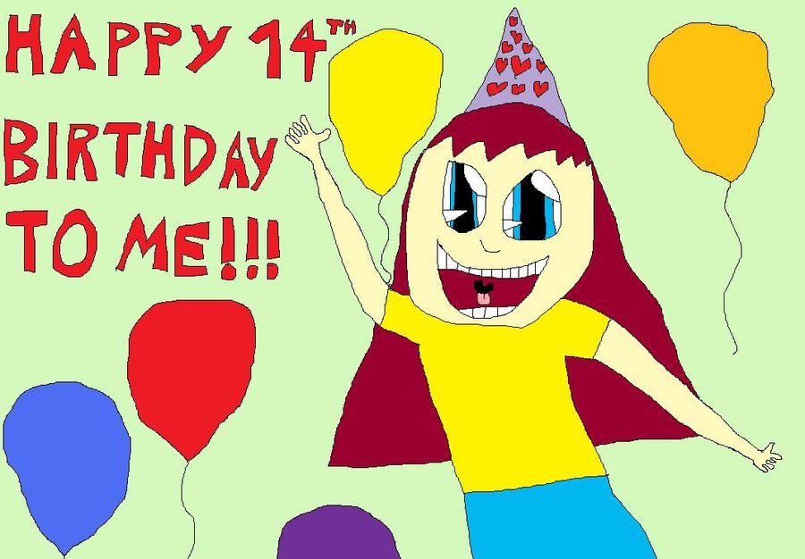 Happy 14th Birthday To Me By Lemonlily96 On Deviantart