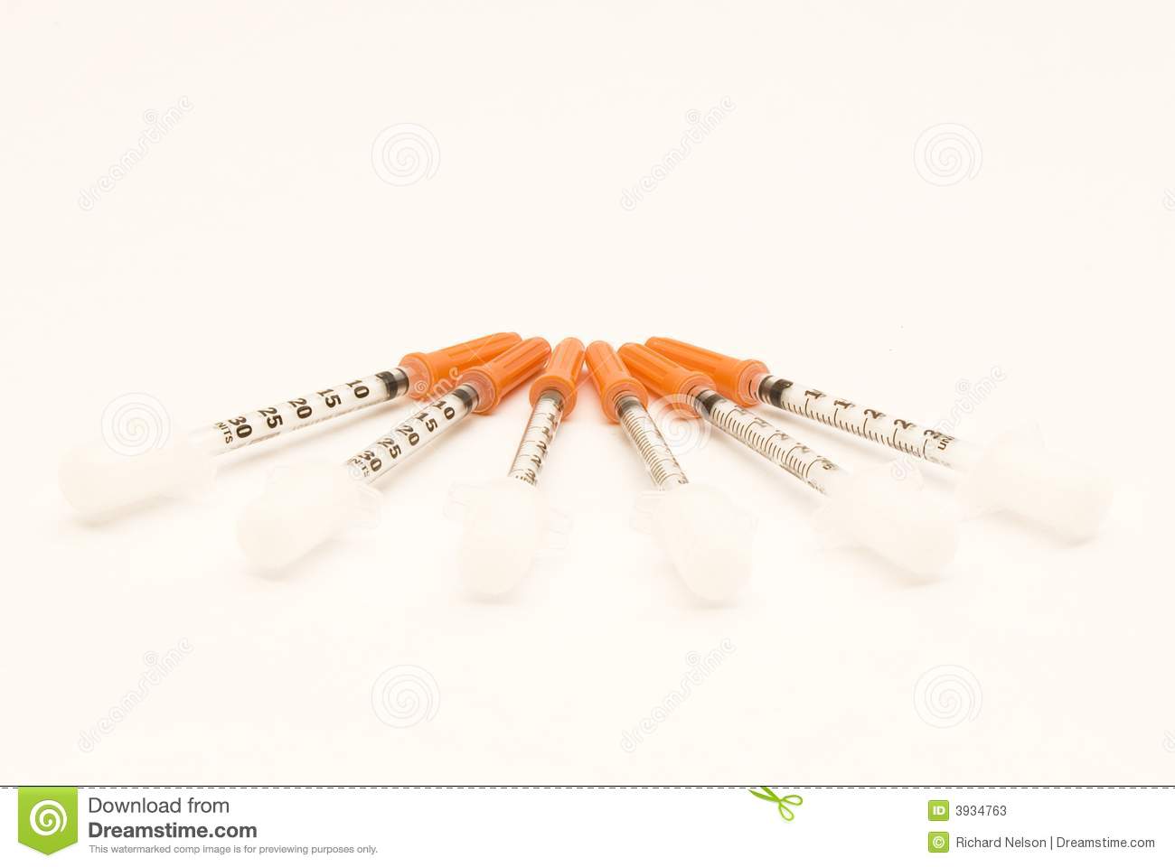 Insulin Needles Stock Photos   Image  3934763