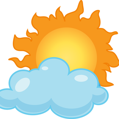 Partly Cloudy Weather Clip Art Quotes