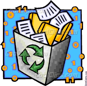 Recycle Box Vector Clip Art