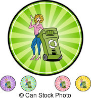 Recycling Bins Clipart And Stock Illustrations  5373 Recycling Bins