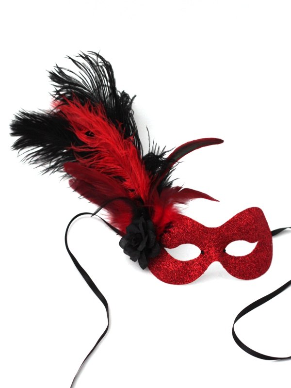 Red Flame Mask 10 Masquerade Prom Masks