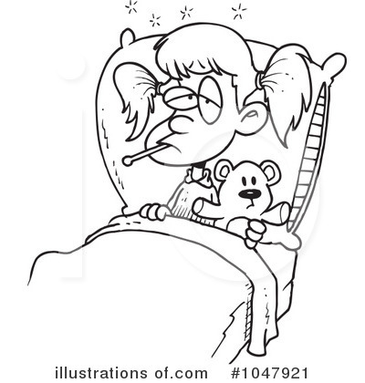 Sick Clipart  1047921   Illustration By Ron Leishman