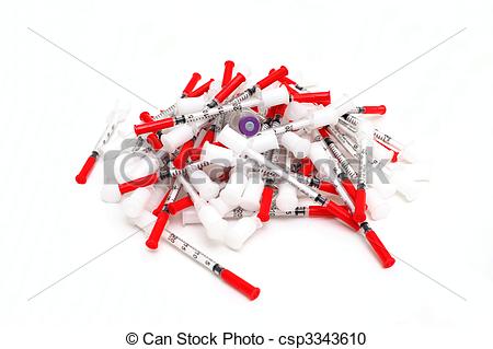 Stock Photo   Insulin And Needles   Stock Image Images Royalty Free    