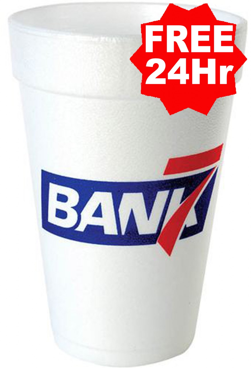 Styrofoam Cup Clipart Personalized Foam Cups 16 Oz Main Image  39395