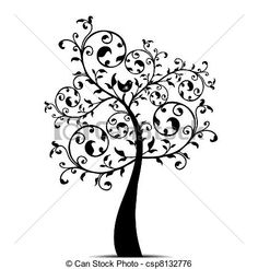     Tree Project On Pinterest   Clip Art Tree Silhouette And Family Trees