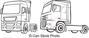 Truck Lorry   Silhouette   Profiles Of Large Trucks To