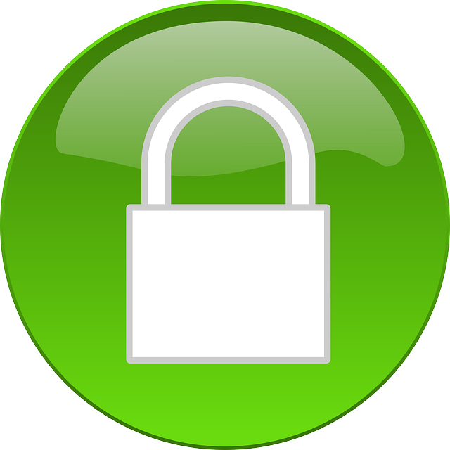 Cartoon Button Padlock Security Protection Lock Lock Security Padlock