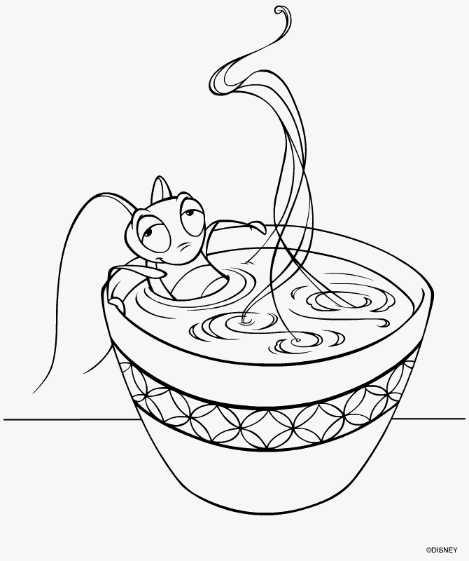 Coloring Pages Of Ling From Mulan
