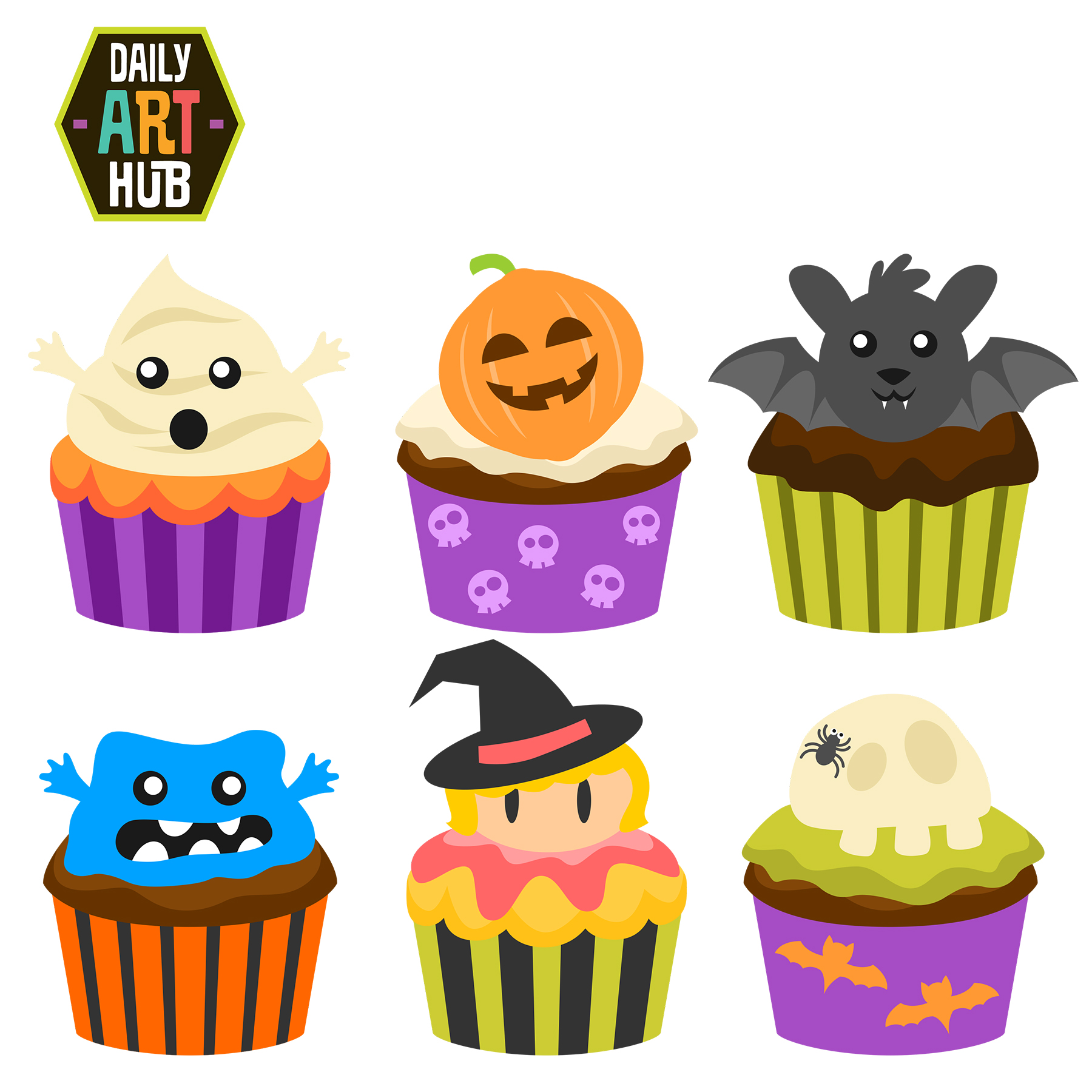 Halloween Cupcake Clipart   Clipart Panda Free Clipart Images