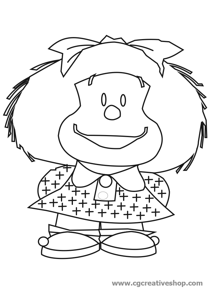Mafalda   La Protagonista Dell Omonima Striscia A Fumetti Scritta E