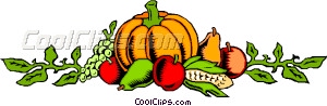 Pumpkin Background Vector Clip Art