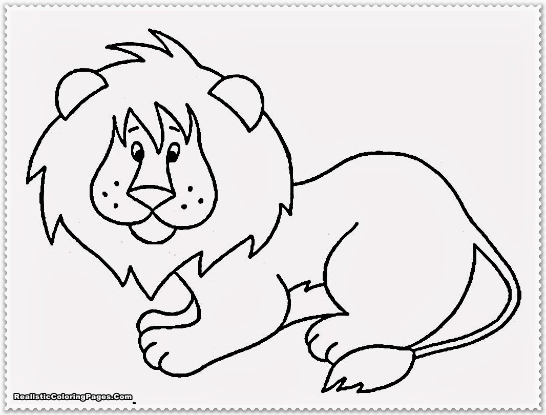 Realistic Jungle Animal Coloring Pages   Realistic Coloring Pages