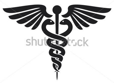 Caduceus Medical Symbol Emblem For Drugstore Or Medicine Medical Sign    