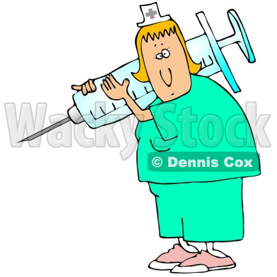 Cartoon Hospital Patient Clipart Illustration Of A