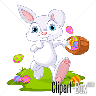 Clipart Easter Bunny Running