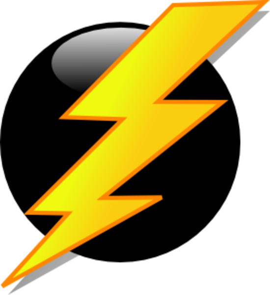 Lightning Bolt   Free Images At Clker Com   Vector Clip Art Online