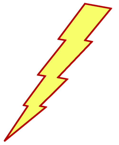 Red Lightning Bolt Clipart   Clipart Panda   Free Clipart Images