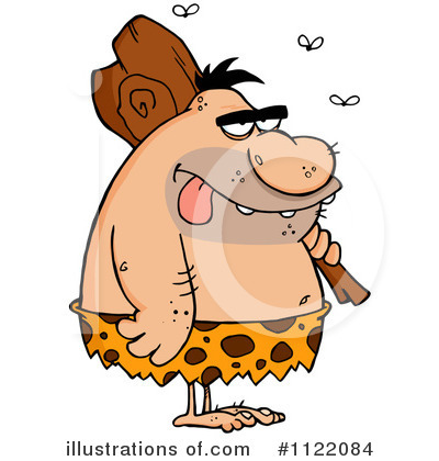 Royalty Free Royalty Free Clipart Clipart Strong Caveman Holding