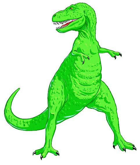 This Green T Rex Clip Art