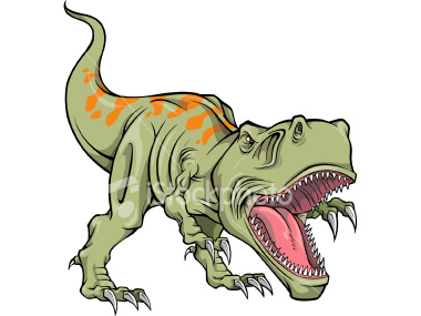 Vector Illustration Of A T Rex