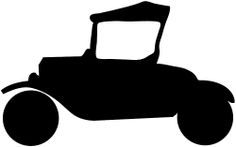 1920s Cars Silhouettes   Silhouette Of Ford T