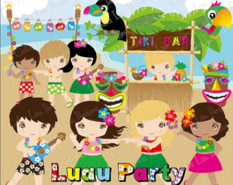 Aloha Clipart Luau Clipart Luau Party Luau Clip Art Hawaii Clipart    