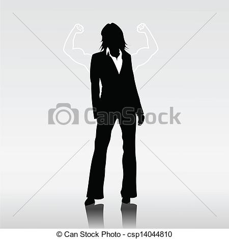 Clip Art Of Young And Successful Woman   Young And Successful Career    