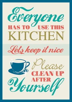 Kitchen Clean Up Signs Photos   Good Pix Gallery