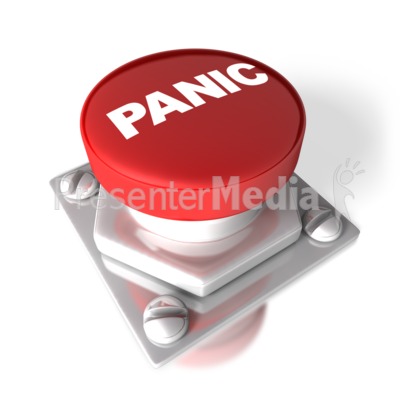 Panic Button   Signs And Symbols   Great Clipart For Presentations
