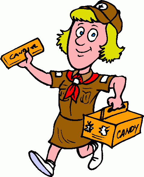 Scout Selling Candy Clipart   Scout Selling Candy Clip Art