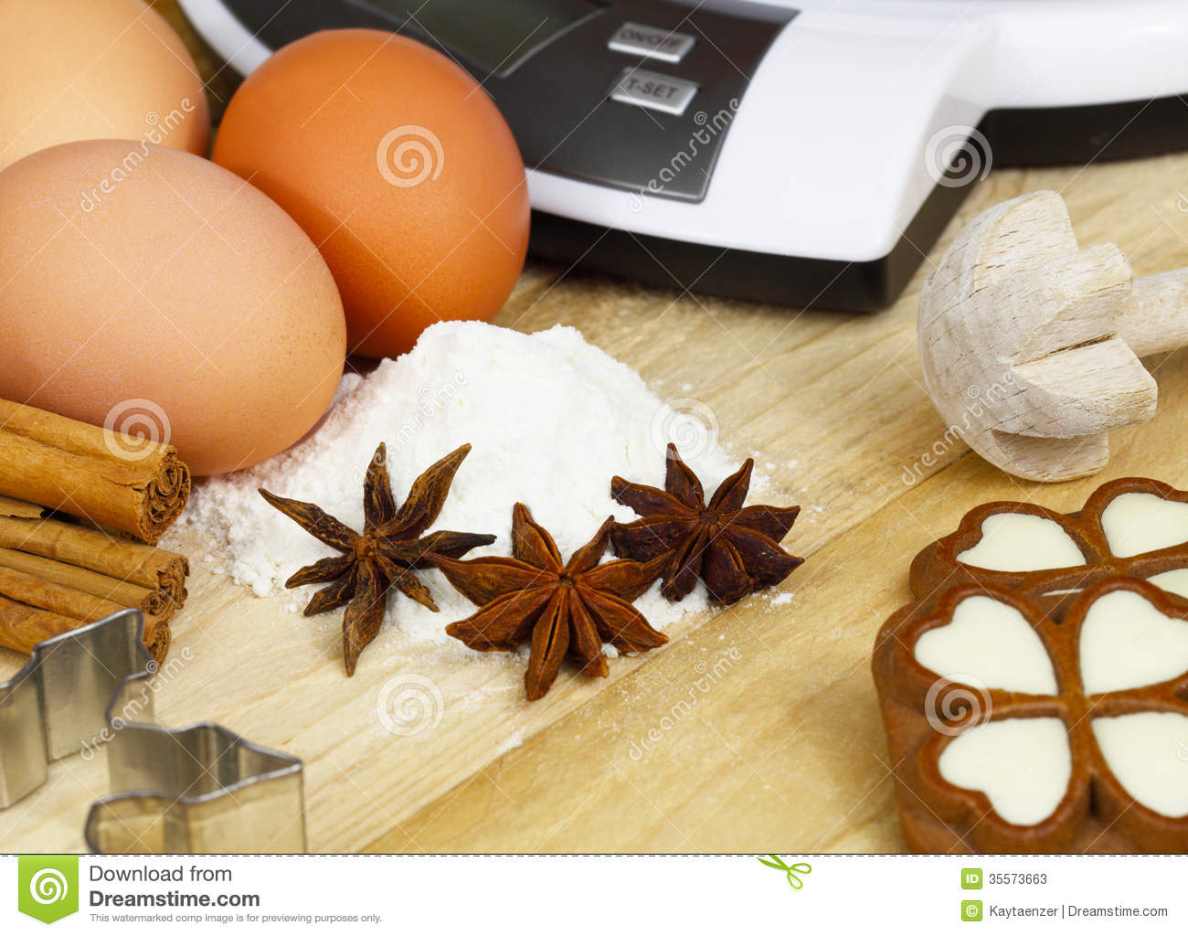 Weigh Baking Ingredients Stock Photos   Image  35573663