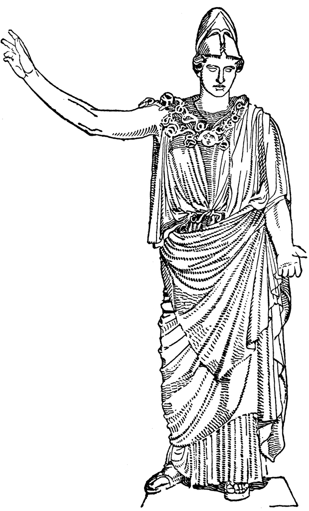 Athena Pictures In Black And White Athena Velletri Clipart Etc