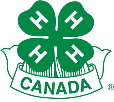 Canadian 4 H Logo  Green   White 