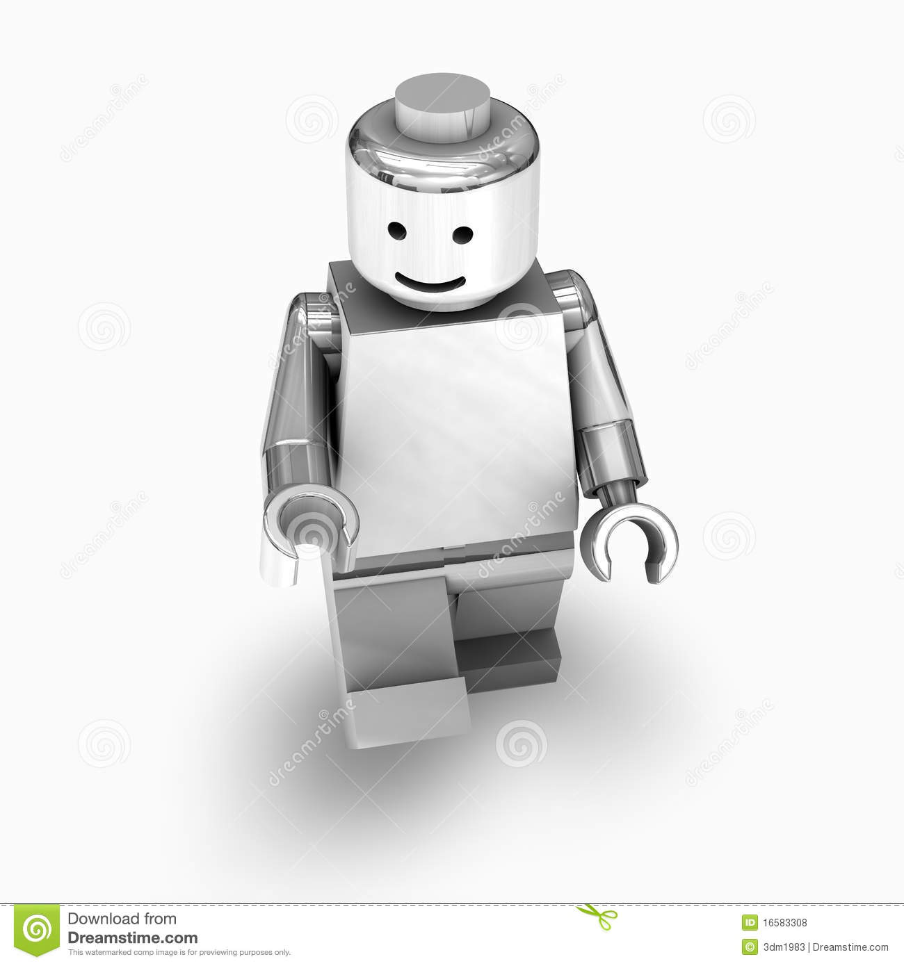 Chrome Lego Man Editorial Stock Photo   Image  16583308