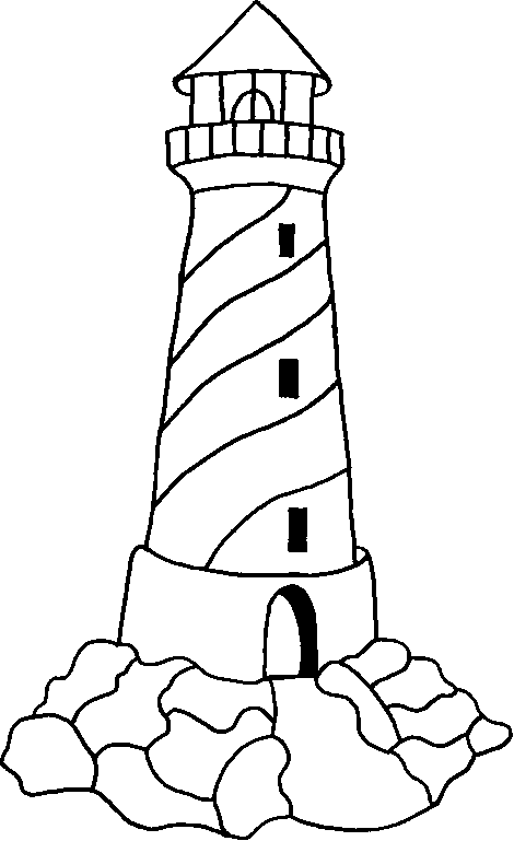 Colouring Pages Lighthouse