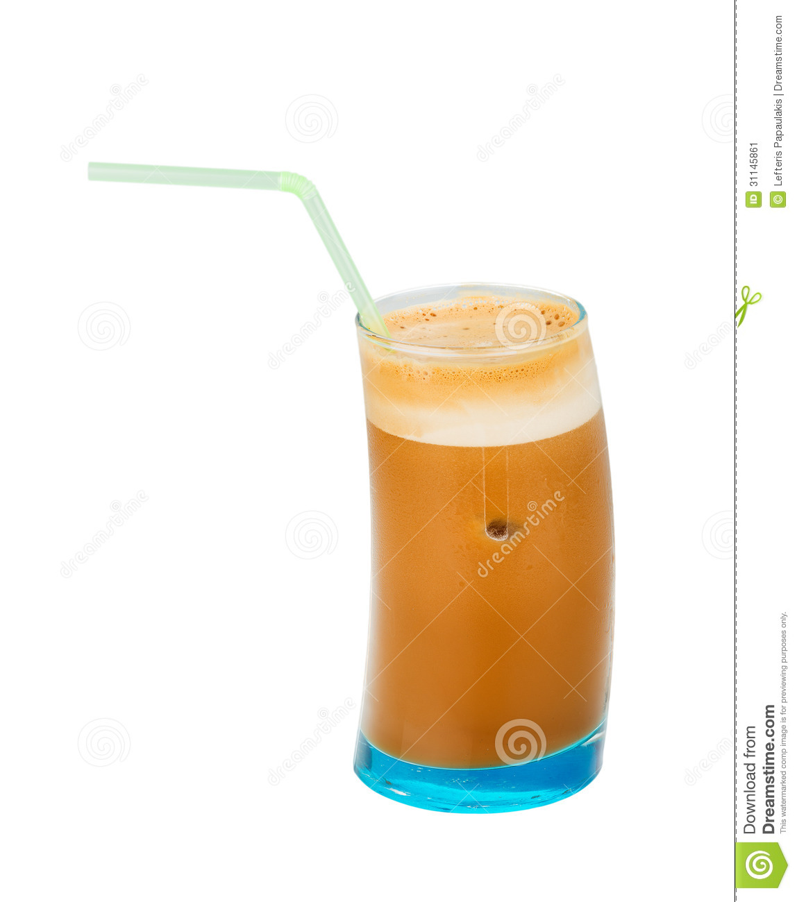 Frappe Iced Coffee Isolated Stock Image   Image  31145861