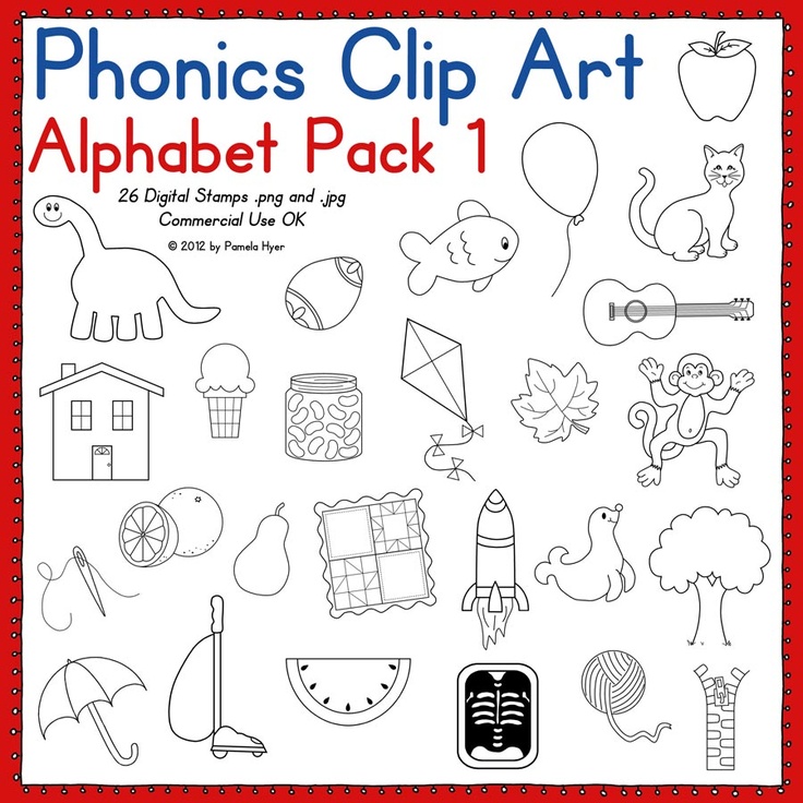 Phonics Clip Art For Teachers   Preschool Ideas   Pinterest