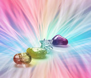 Rainbow Healing Crystals Royalty Free Stock Photo