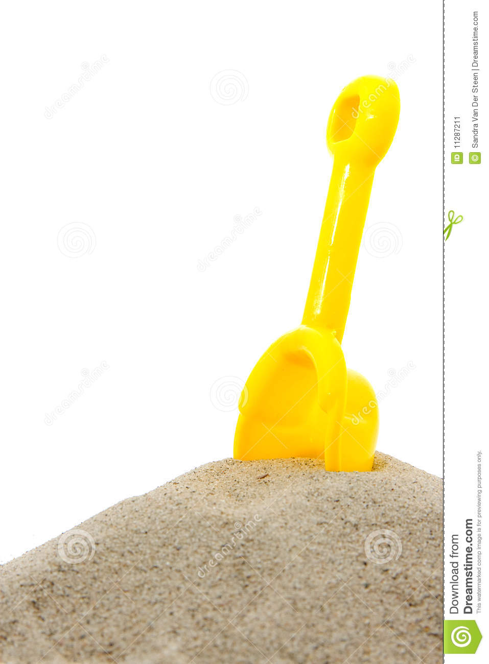 Sand Shovel Clipart Sand Pile With Yellow Toy