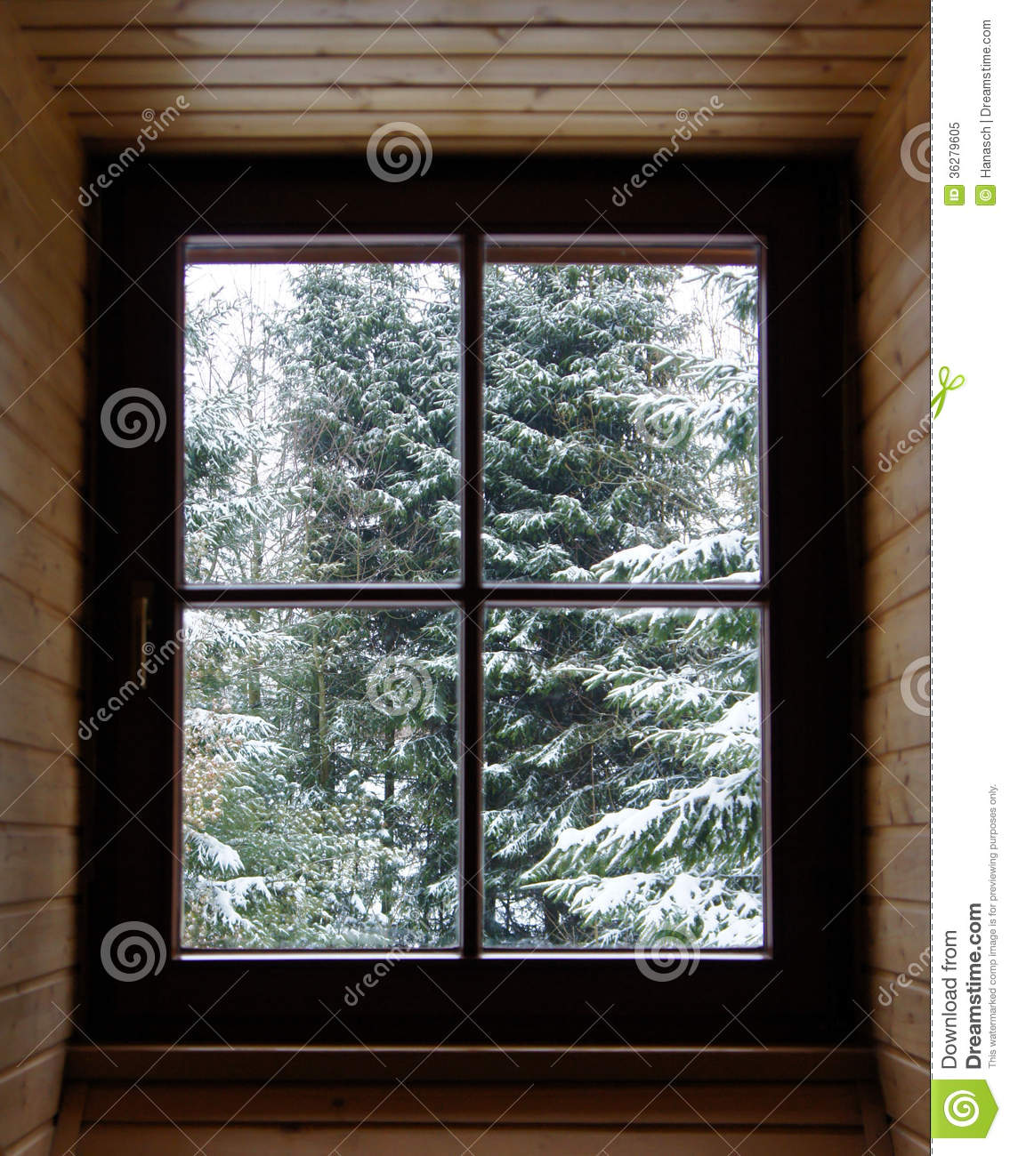 Winter Window Royalty Free Stock Photo   Image  36279605