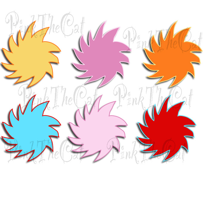 Dr Seuss The Lorax Inspired Frames Clipart And 50 Similar Items