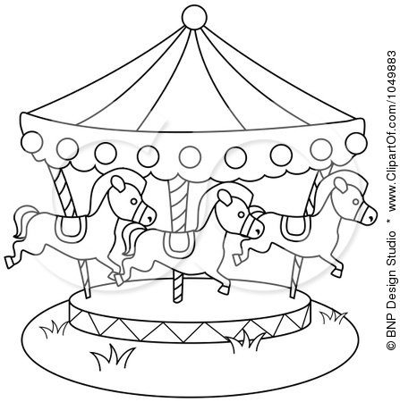 Fairground Ride Colouring Pages  Page 2 