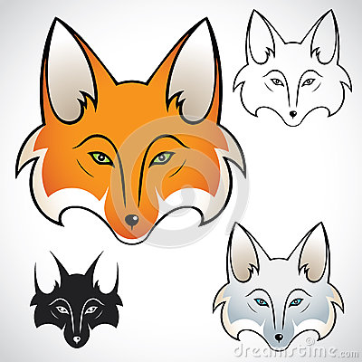 Fox Head Clipart Black And White   Clipart Panda   Free Clipart Images