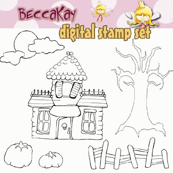 My Grafico  Haunted House Clipart