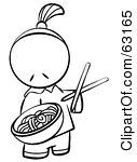Noodles Clipart Black And White Royalty Free Rf Clipart