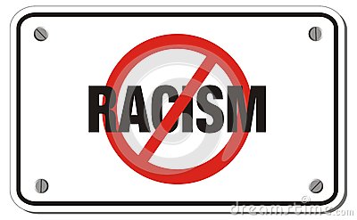 Anti Racism Rectangle Sign Royalty Free Stock Photos   Image  33907068