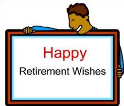 Free Retirement Wishes Clipart