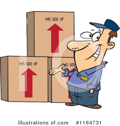 Movers Clipart  1164731 By Ron Leishman   Royalty Free  Rf  Stock