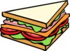 Sandwich Clip Art At Clker Com   Vector Clip Art Online Royalty Free    